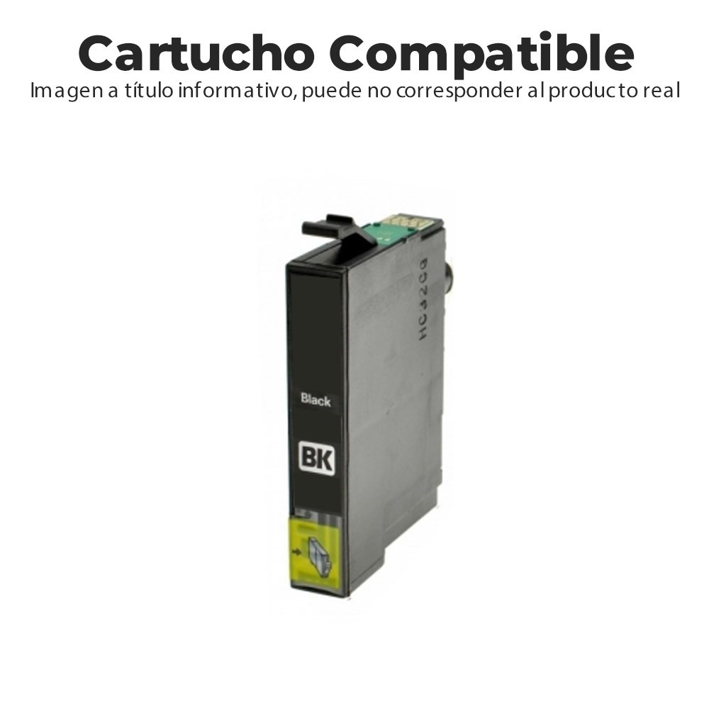 CARTUCHO COMPATIBLE CANON CLI 571BK NEGRO PIXMA MG57